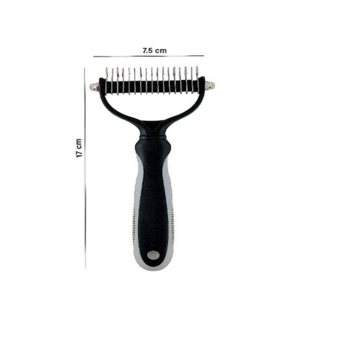 GENERICO - Cepillo Elimina Nudos Y Pelo Muerto Deslanador Razas Grandes