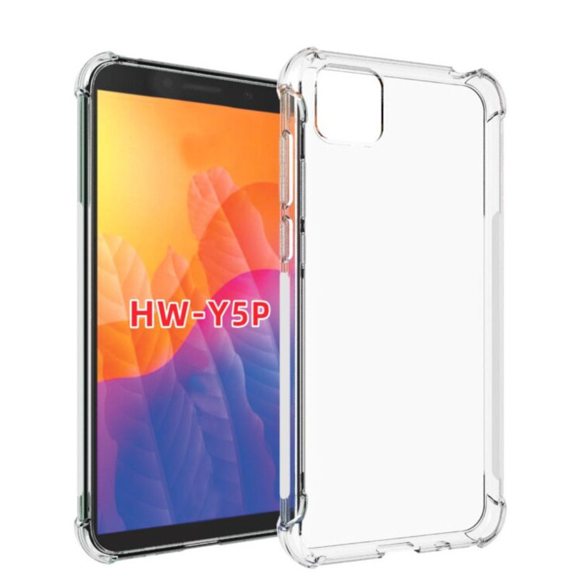 GENERICO - Carcasa Para Huawei Y5p Transparente Reforzada + Mica
