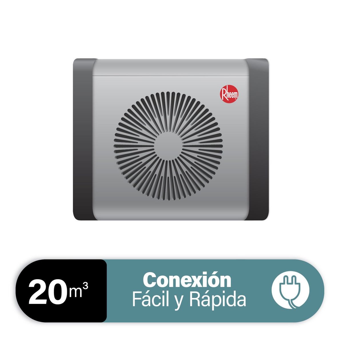 RHEEM - Bomba De Calor Piscina Crosswind 20m3 Rheem