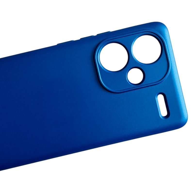GENERICO - Carcasa Funda Para Xiaomi Redmi Note 13 Pro+ 5g Silicona Azul Rey