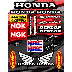 GENERICO - Kit de stickers Honda Grande para motocicleta