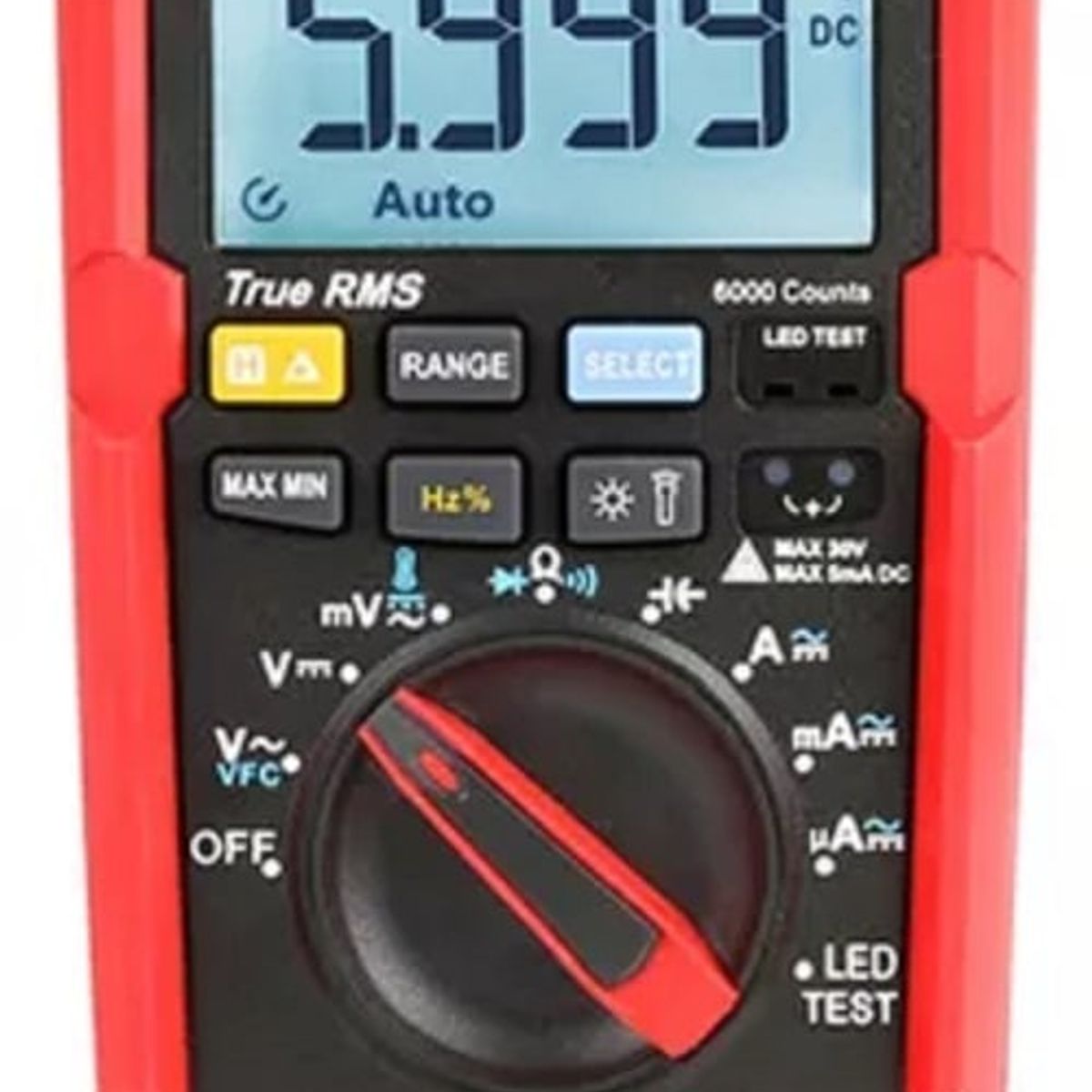 UNI T - Multímetro Digital Ncv Alarma Visual-sonora Uni-t Ut89x Rms
