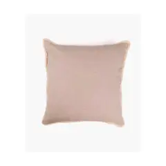 LOUNGE - Cojín Algodón Bicolor Lavado 45 X 45 Cm Beige