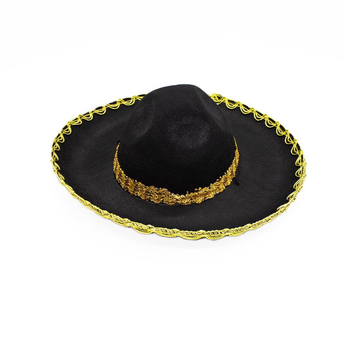 GENERICO - SOMBRERO MEXICANO NEGRO CHICO X1 UNI