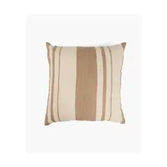 LOUNGE - Cojín Algodón Textura Líneas 45 X 45 Cm Beige
