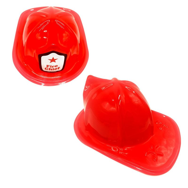 GENERICO - SOMBRERO PLASTICO BOMBERO X1 UNI