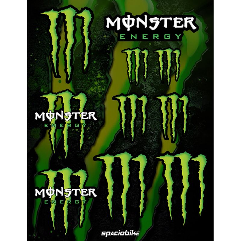 GENERICO - Kit de stickers Monster grande