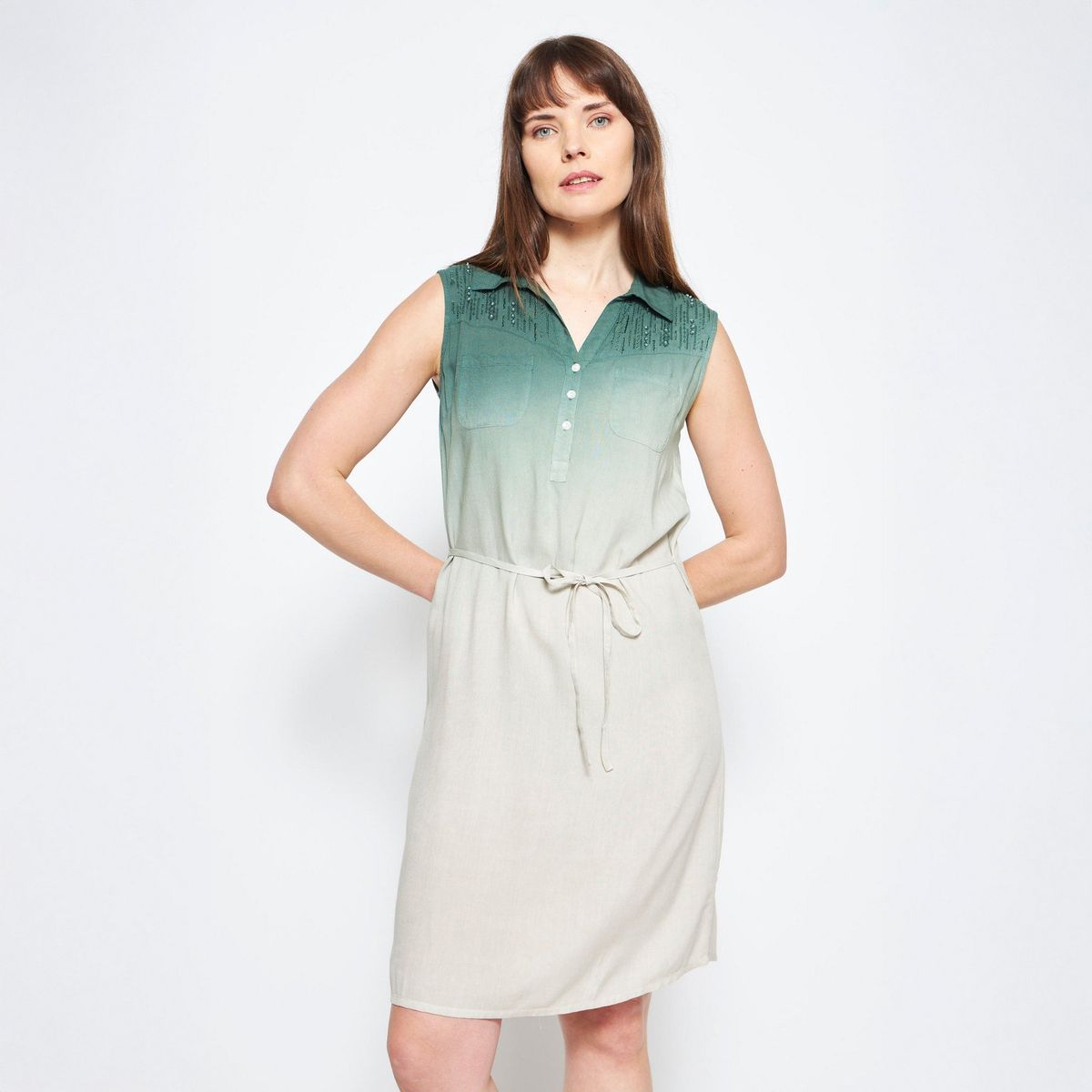 LINEATRE - VESTIDO CILA VERDE Lineatre