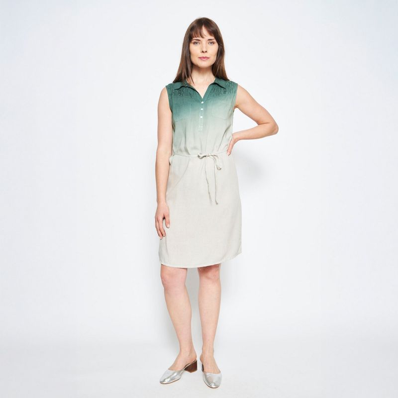 LINEATRE - VESTIDO CILA VERDE Lineatre