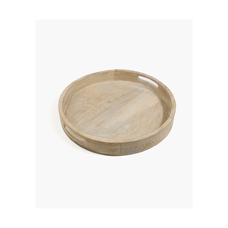 LOUNGE - Bandeja Decorativa Circular Beige LOUNGE