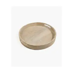 LOUNGE - Bandeja Decorativa Circular Beige