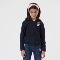DISNEY - Polar Escolar Niña Minnie Logo Azul