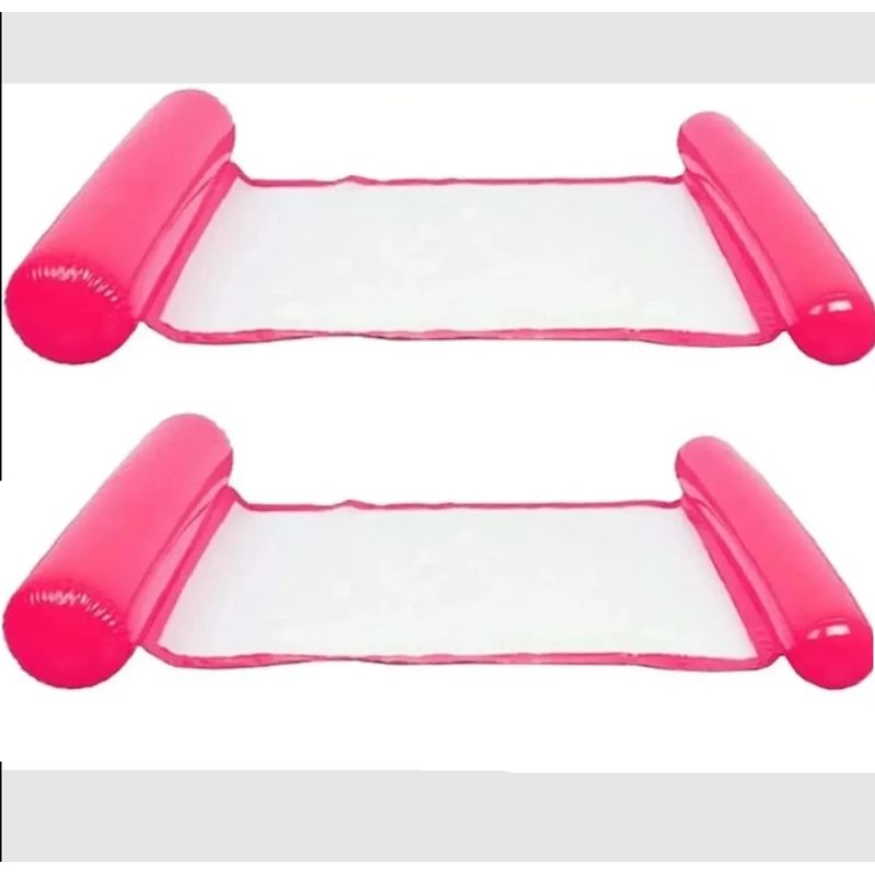 GENERICO - X2 Flotador Cama Hamaca Silla Inflable Para Piscina 112cm