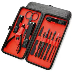 DOMA - Kit Podología 12 Piezas Manicura Completa Y Portátil - SC