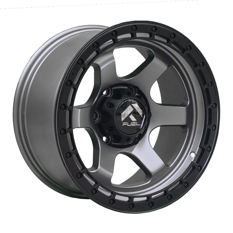 GENERICO - Set 4 Llanta 17x9 6x139 Et-10 Block Mg-lmb Replica