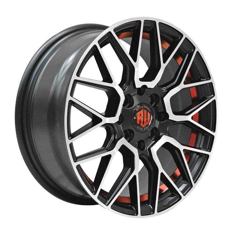 FORCE - Set 4 - Llanta - 15x6.5 4x100/4x114 Et40 Mbm-uc-red Storm