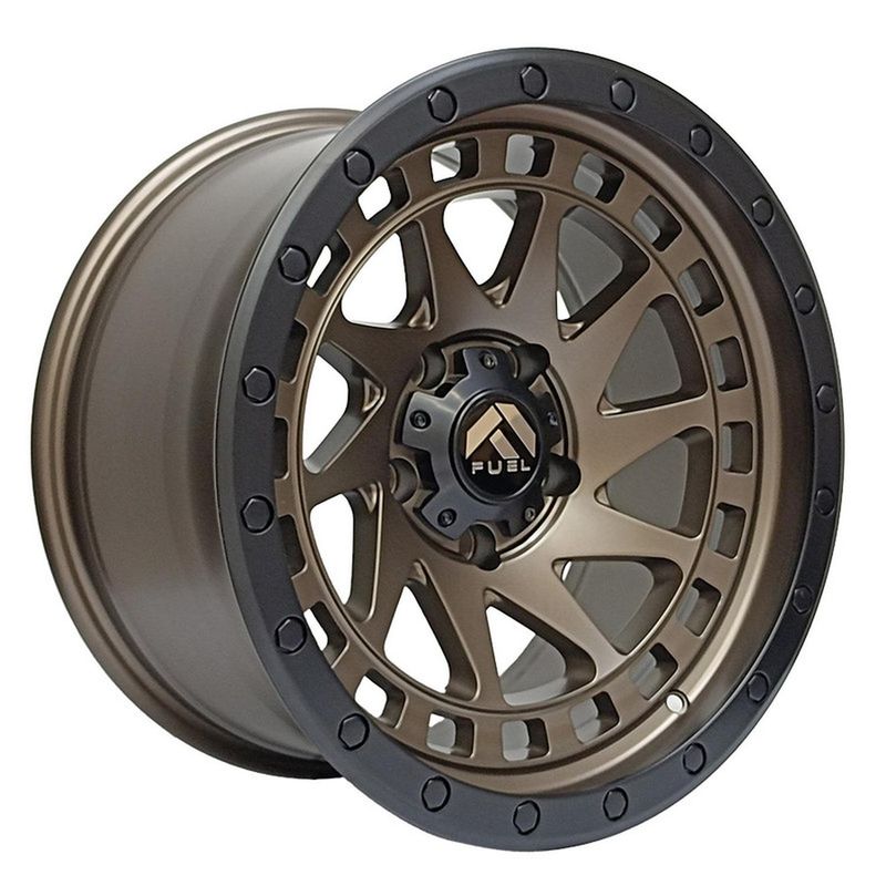 GENERICO - Set 4 Llanta 17x9 5x127 Et-12 Mbrnz-lmb Triton
