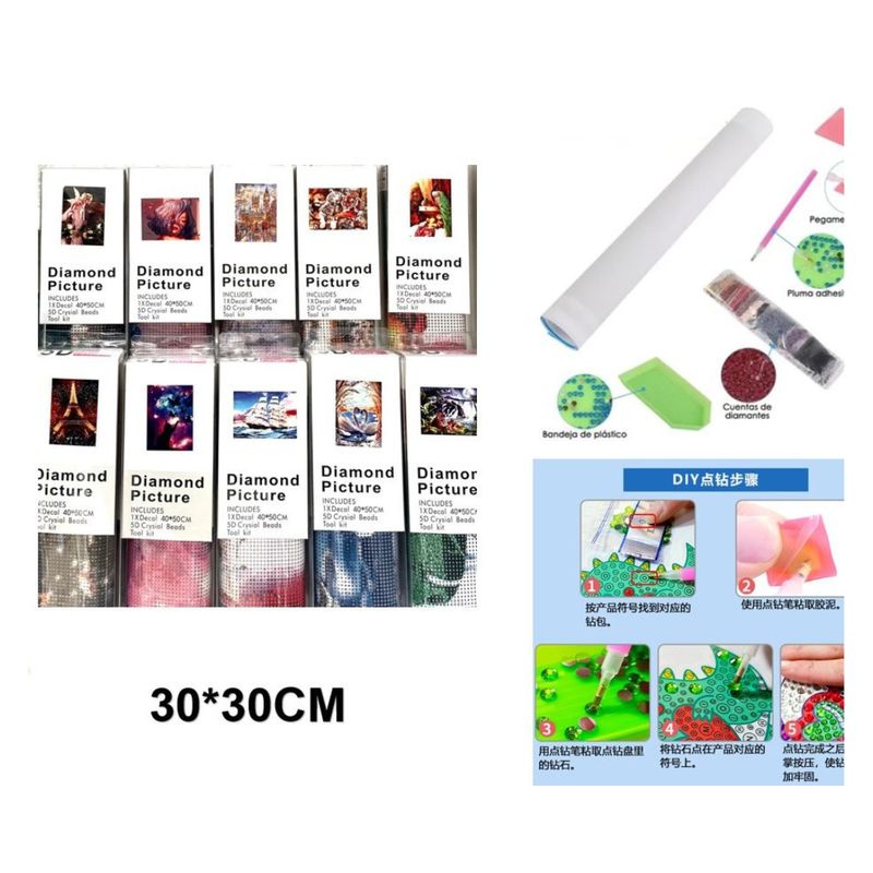 GENERICO - KIT DE PINTURA CON DIAMANTES
