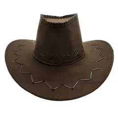 GENERICO - SOMBRERO VAQUERO CAF OSCURO X1 UNI
