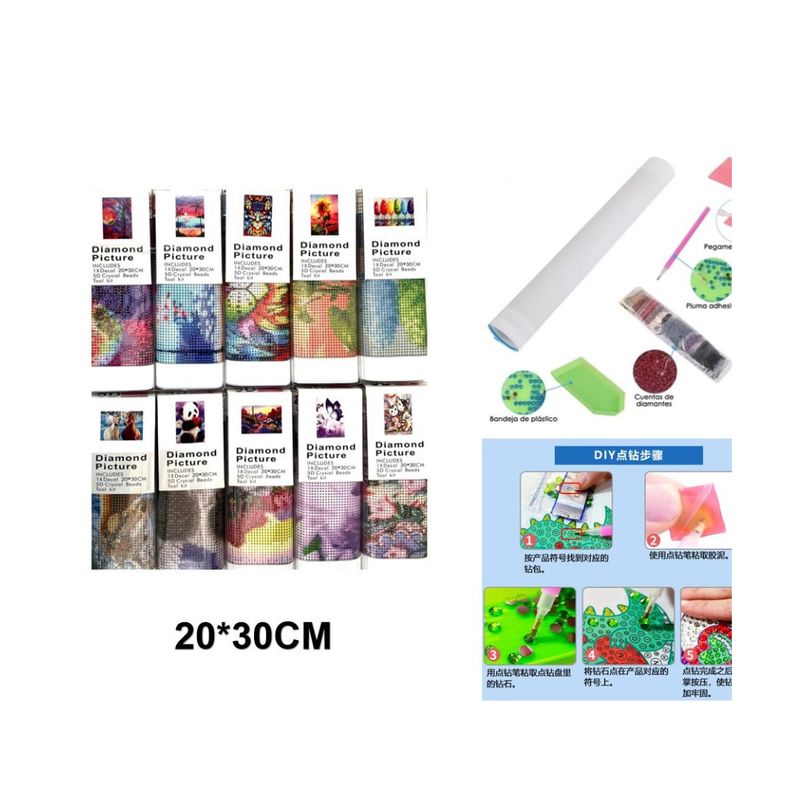 GENERICO - KIT DE PINTURA CON DIAMANTES