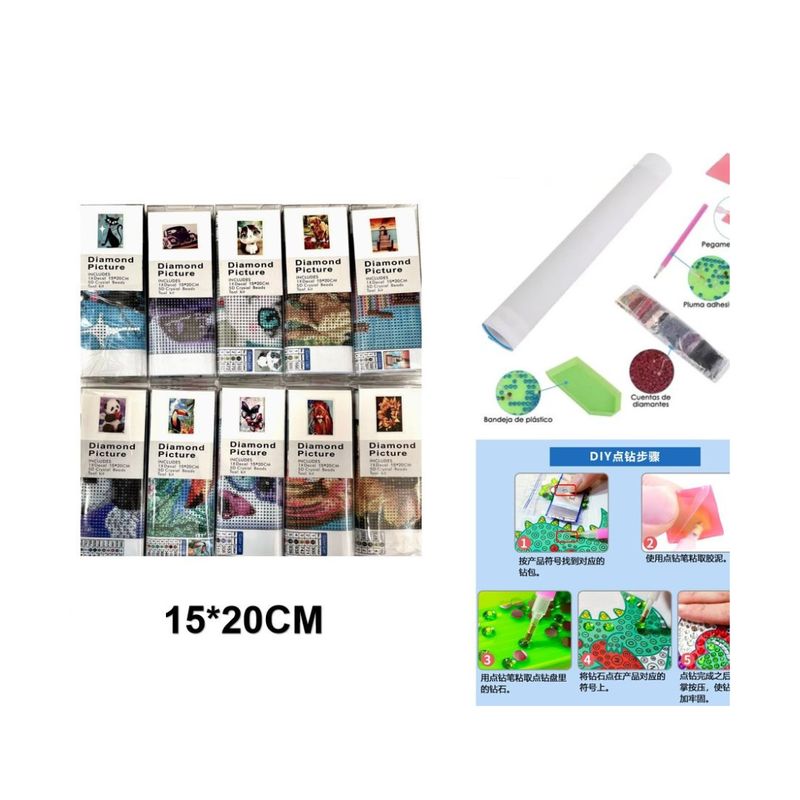GENERICO - KIT DE PINTURA CON DIAMANTES