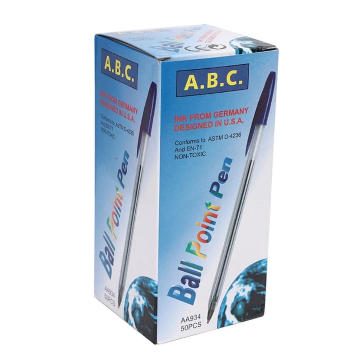 GENERICO - Set de boligrafos azul 50 unidades