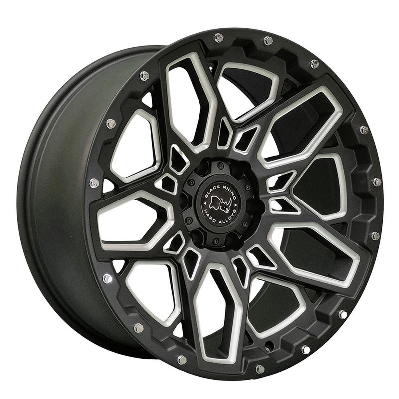 GENERICO - Set 4 Llanta 18x9 6x139 Et0 Mb-mw Rhino.shrapnel