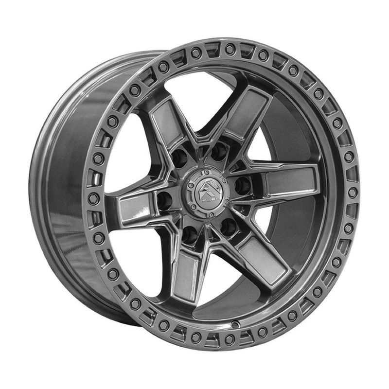 GENERICO - Set 4 Llanta 17x9 6x139 Et-12 Kicker6 Mg Replica