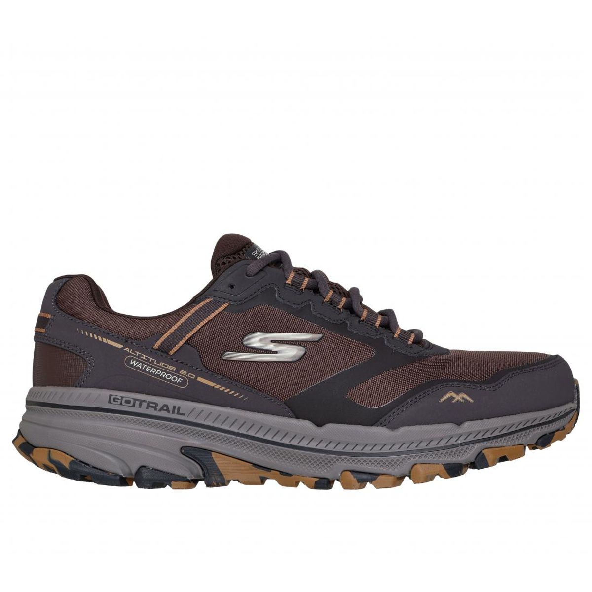 SKECHERS - Zapatilla Hombre Go Run Trail Altitude 20 Café Skechers