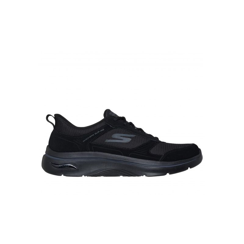 SKECHERS - Zapatilla Hombre Go Walk Arch Fit 20 Seared Negro Skechers