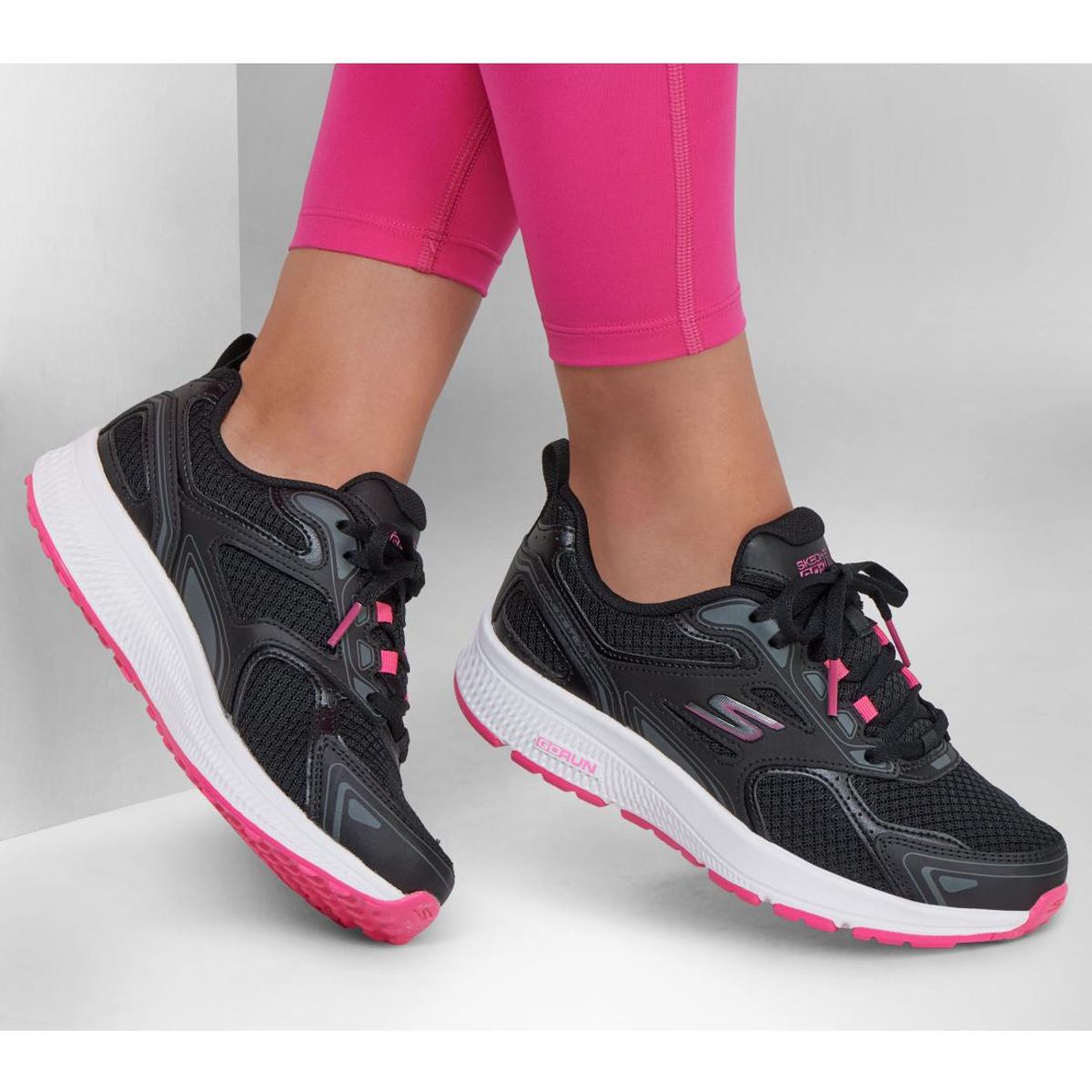 SKECHERS - Zapatilla Mujer Go Run Consistent Negro Skechers