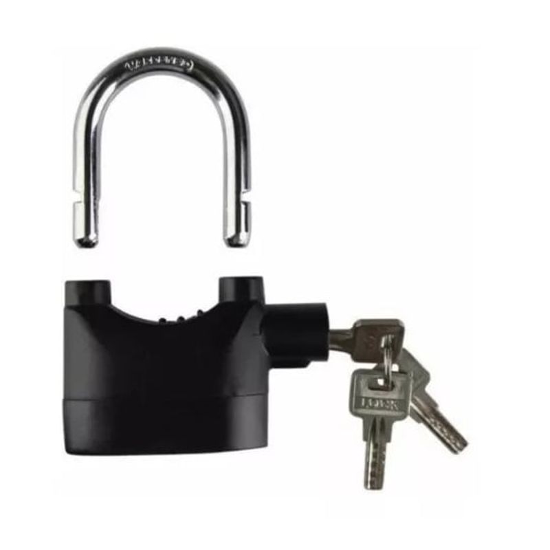 GENERICO - Candado Con Alarma Anti Robo De 110db Para Mayor Seguridad