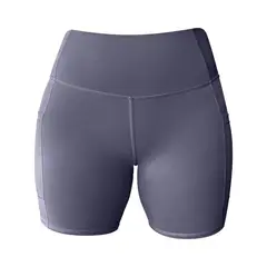 ANDESLAND OUTDOOR APPAREL - Calza Deportiva Corta Con Bolsillos Gris Mujer