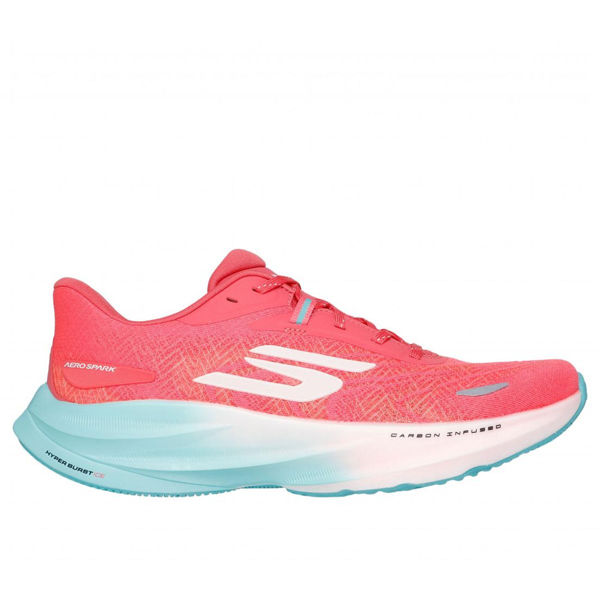 SKECHERS - Zapatilla Mujer Go Run Ride 12 Coral Skechers
