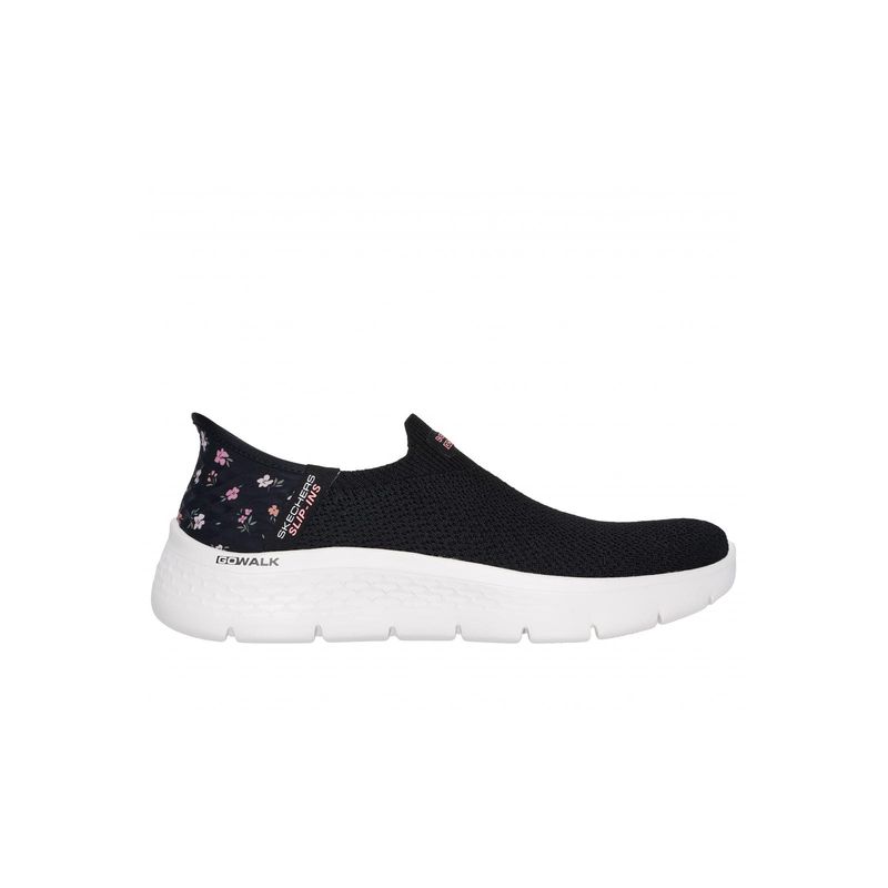 SKECHERS - Zapatilla Mujer Go Walk Flex Sunset Rose Negro Skechers