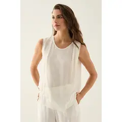 ASH - Blusa Lisa Crudo