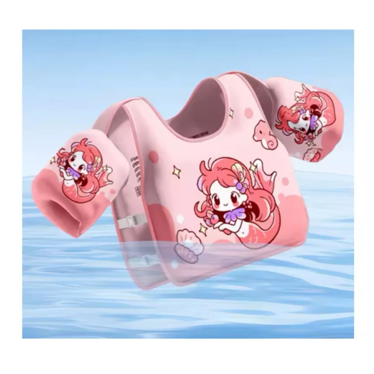 GENERICO - Flotador chaleco Con ajuste  Para Niñas 2-6 Años