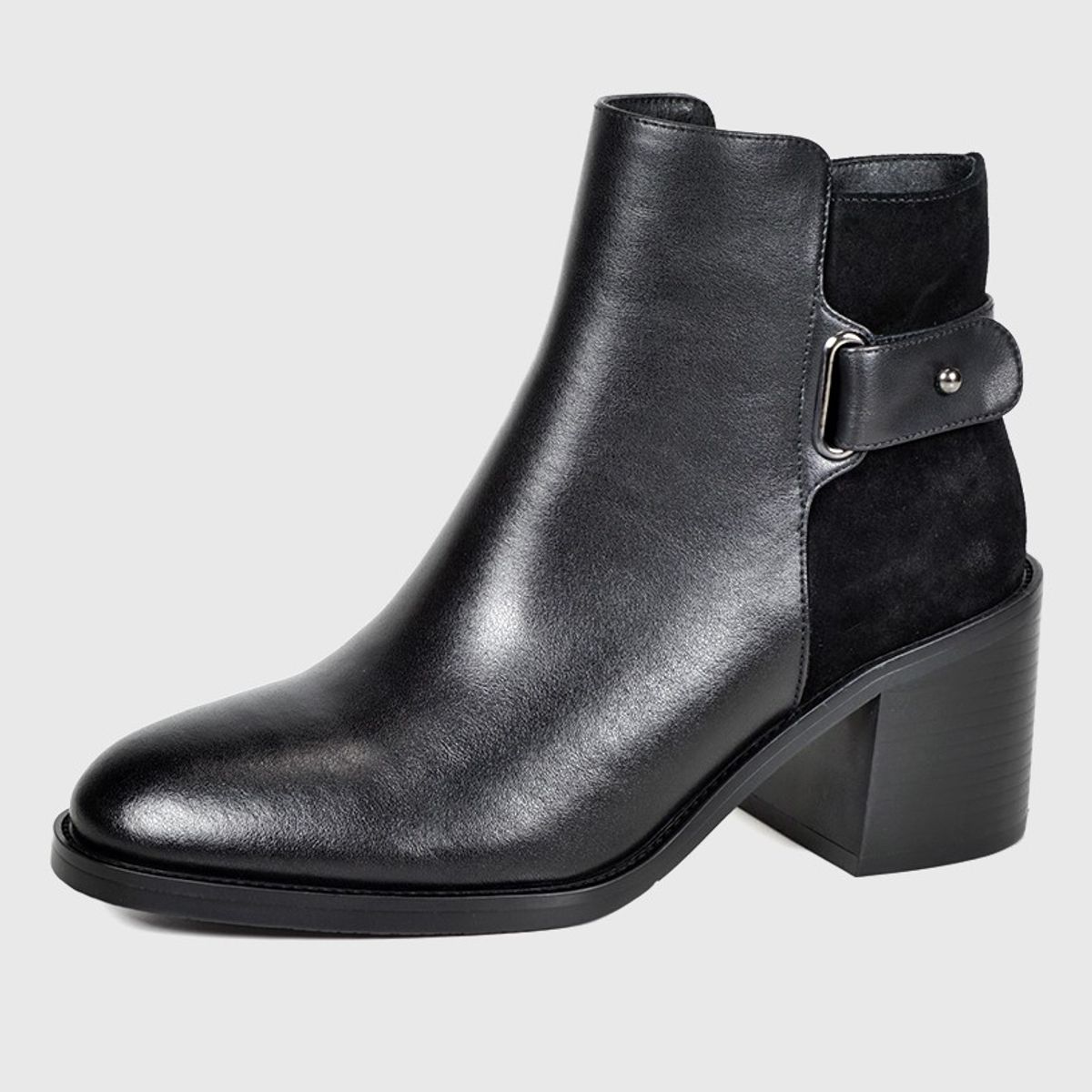 DEGAS - Botín Mujer Cuero Cinzia Negro DEGAS