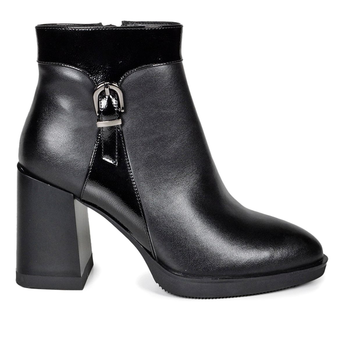 DEGAS - Botín Mujer Cuero Kensy Negro DEGAS