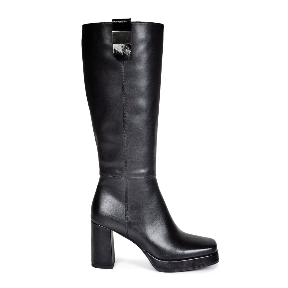 DEGAS - Bota Mujer Cuero Salvia Negro DEGAS