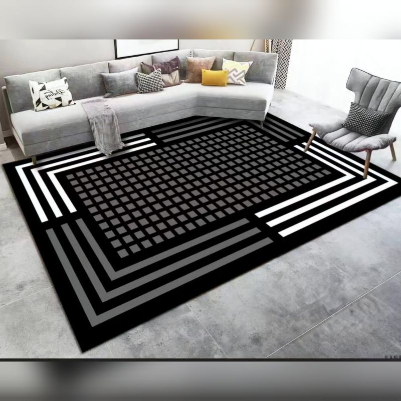 GENERICO - Alfombras Para Living con Diseños Tridimensionales Pro Antideslizante
