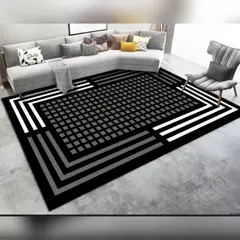 GENERICO - Alfombras Para Living con Diseños Tridimensionales Pro Antideslizante