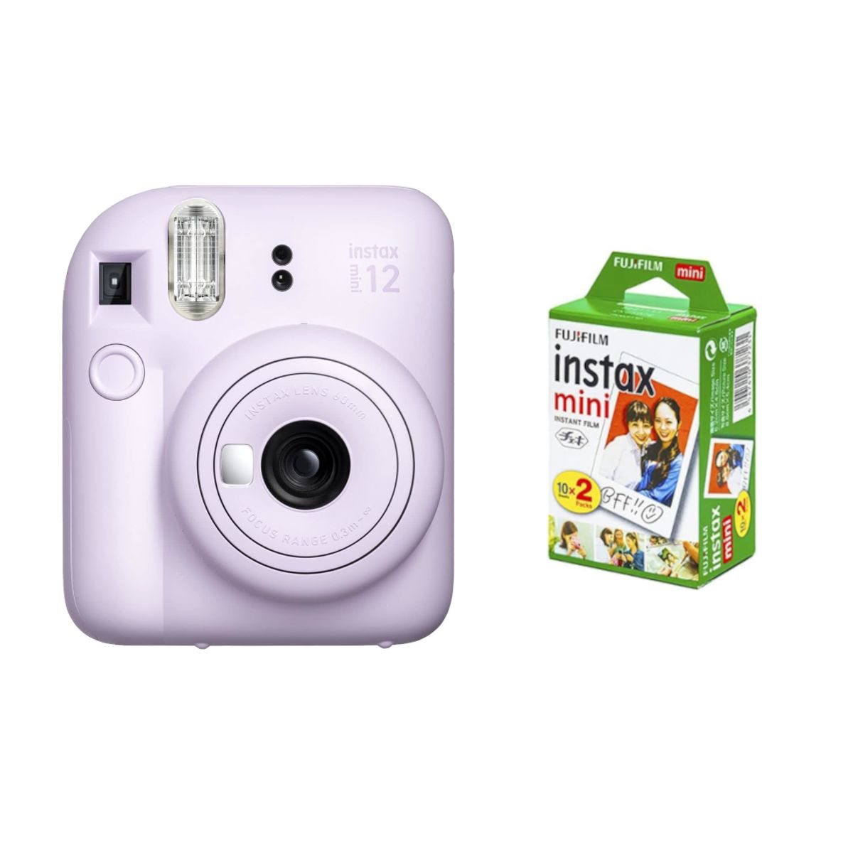 FUJIFILM - SET CÁMARA FUJIFILM INSTAX MINI 12 + 20 PELÍCULAS