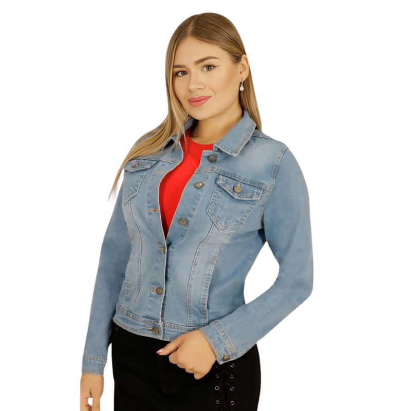 D'JOE - Chaqueta Mezclilla Clasic Woman Mujer