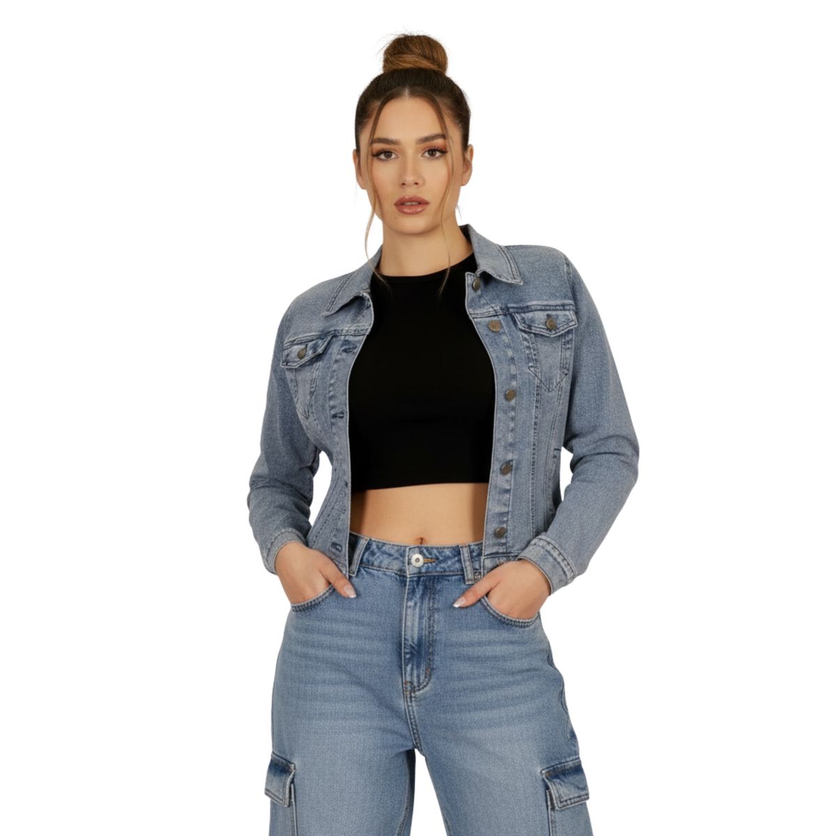 D'JOE - Chaqueta Mezclilla Clasic Woman Mujer