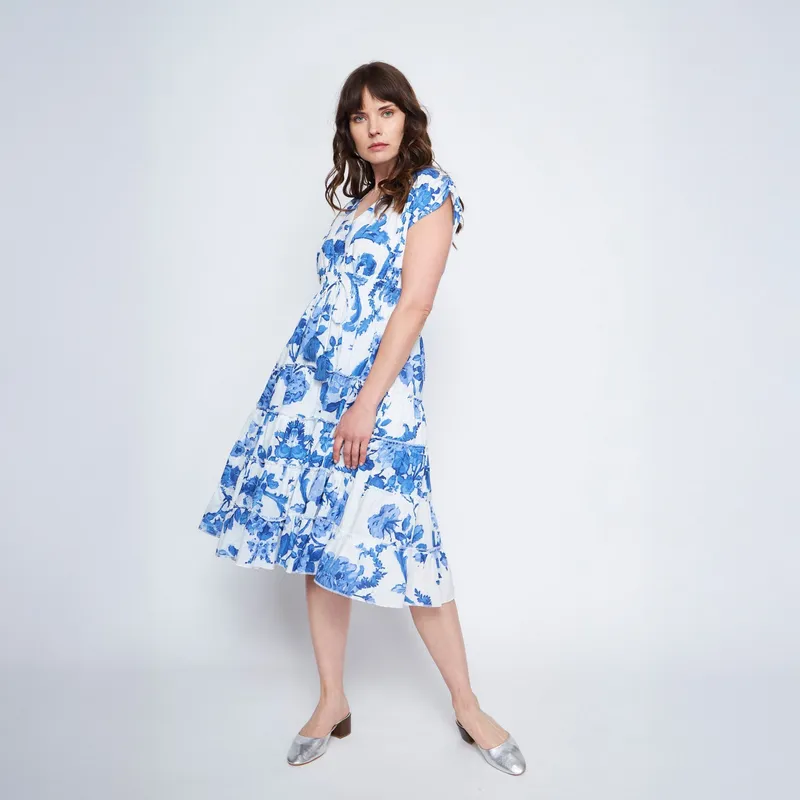 LINEATRE - VESTIDO ERA AZUL Lineatre
