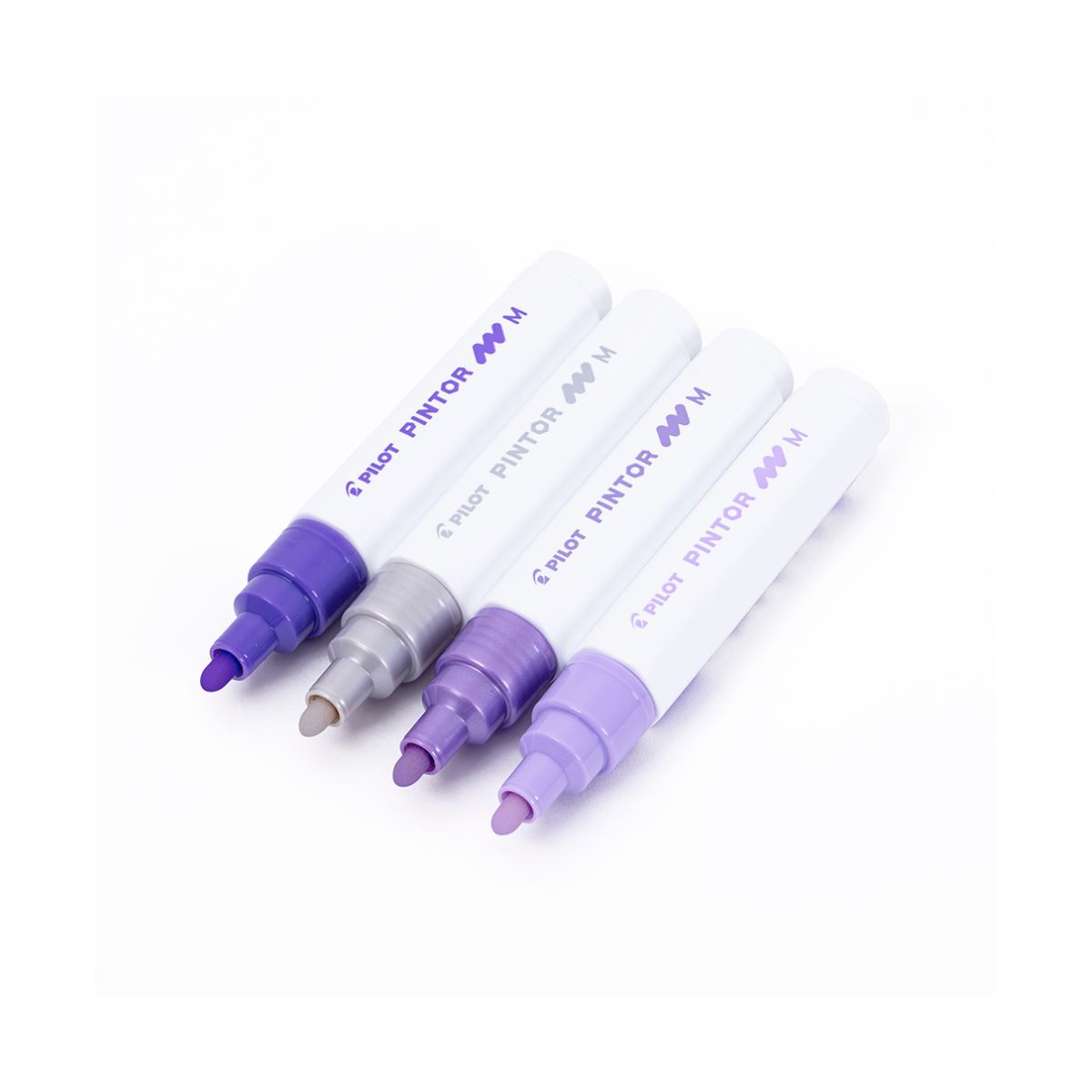 PILOT - Set Pintor Violeta Punta Media 4 Colores