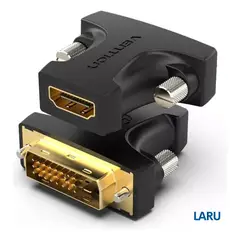 VENTION - Adaptador Conversor Dvi 24+1 Macho A Hdmi Hembra Oro