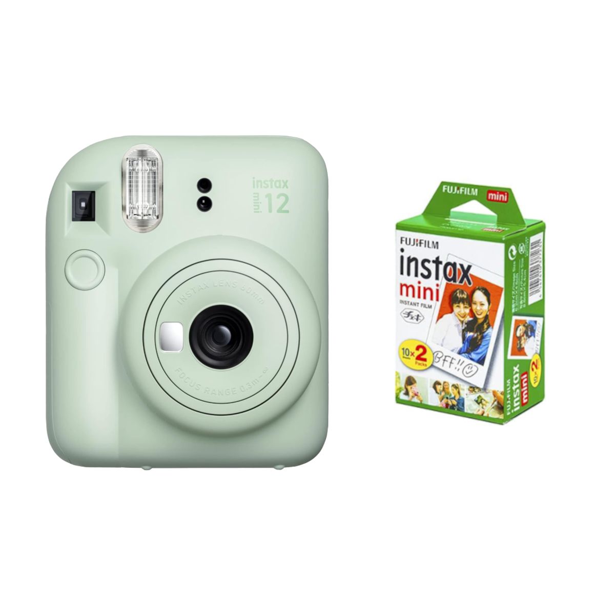 FUJIFILM - SET CÁMARA FUJIFILM INSTAX MINI 12 + 20 PELÍCULAS