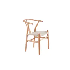 GENERICO - Silla wishbone de madera natural